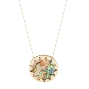 HOUSE OF HARLOW SUNBURST PENDANT NECKLACE